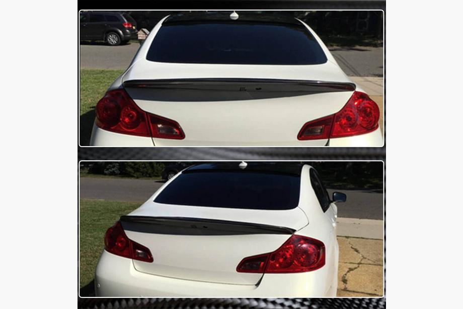 Infiniti G25/G35/37 (V36/CV36) 2006-2015 Spojler SD V1 (do G37 2009-2013, G25 2011-2012, Carbon) Zdjęcia 5