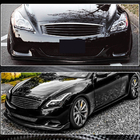 Infiniti G25/G35/37 (V36/CV36) 2006-2015 Nakładka na Przedni Zderzak Lip (do G37 Coupe 2009-2013, Carbon) zdjęcia 3