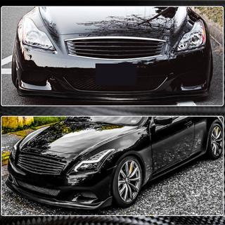 Nakładka na Przedni Zderzak Lip (do G37 Coupe 2009-2013, Carbon) Infiniti G25/G35/37 (V36/CV36) 2006-2015 zdjęcia 3