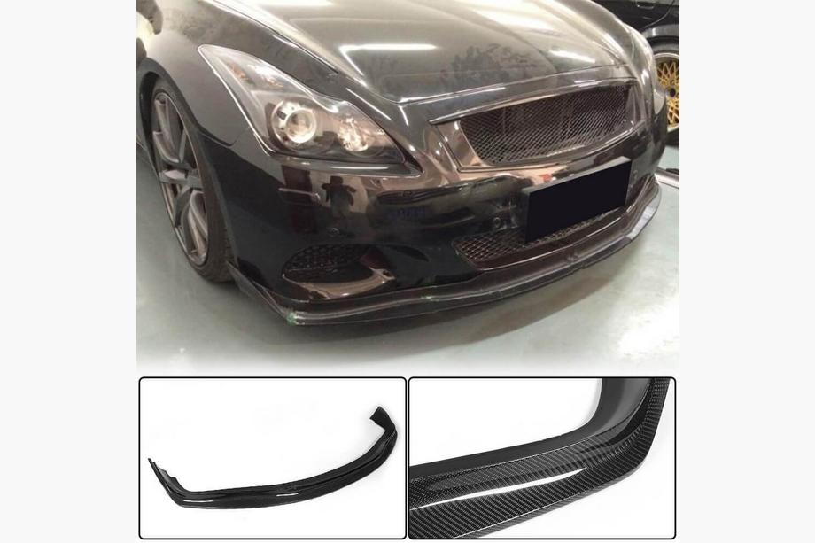 Infiniti G25/G35/37 (V36/CV36) 2006-2015 Nakładka na Przedni Zderzak Lip (do G37 Coupe 2009-2013, Carbon) Image