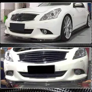 Nakładka na Przedni Zderzak Lip (do G37 SD 2009-2013, Carbon) zdjęcia 3