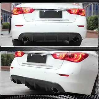Dyfuzor tylnego zderzaka V1 do Q50 Base/Sport 2014-2017, Carbon zdjęcia 3
