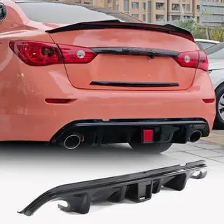 Dyfuzor tylnego zderzaka V2 do Q50 Base/Sport 2014-2017 Carbon zdjęcia 1