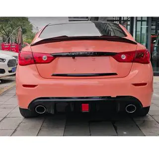Dyfuzor tylnego zderzaka V2 do Q50 Base/Sport 2014-2017 Carbon zdjęcia 2