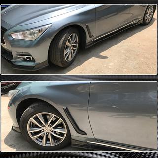 Nakładki na przednie błotniki z karbonu (do Q50 Base/Sport 2014-2020) Infiniti Q50/Q60 2013-2024 zdjęcia 3