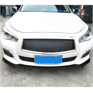 Nakładka na Zderzak Przedni Lip V1 do Q50 Base 2014-2017 Carbon Infiniti Q50/Q60 2013-2024 zdjęcia 2