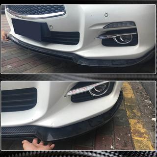 Nakładka Zderzaka Przedniego Lip V2 do Q50 Base 2014-2017 Carbon Infiniti Q50/Q60 2013-2024 zdjęcia 2