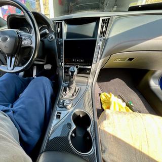 Wstawki wewnętrzne z karbonu (do Q50) Infiniti Q50/Q60 2013-2024 zdjęcia 4