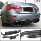 Infiniti Q50/Q60 2013-2024 Dyfuzor tylnego zderzaka V3 do Q50 Base/Sport 2014-2017, Carbon zdjęcia 1