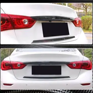 Nakładka na klapę bagażnika (do Q50 Base/Sport 2014-2017, Carbon) zdjęcia 4
