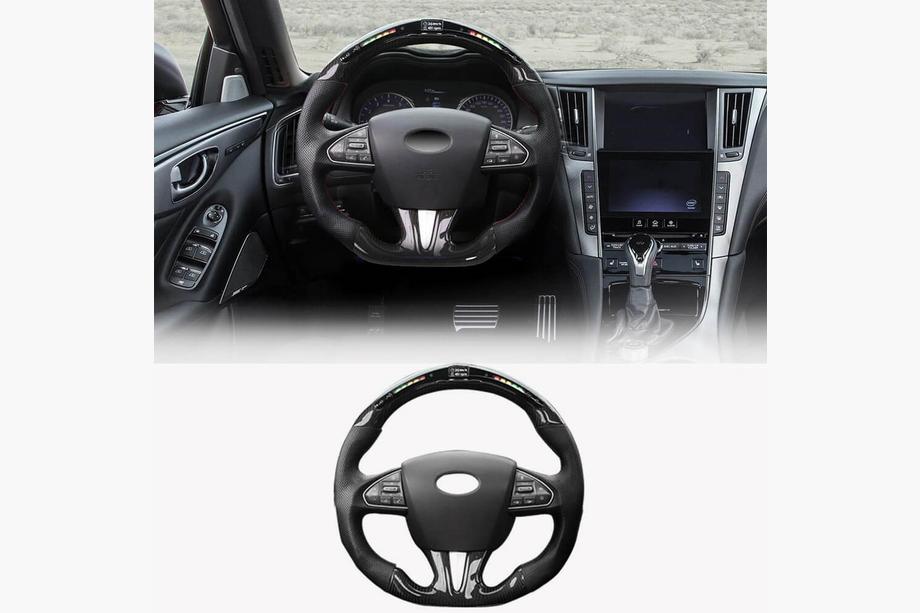 Infiniti Q50/Q60 2013-2024 Kierownica Anatomiczna (do 2014-2017, Carbon) Image