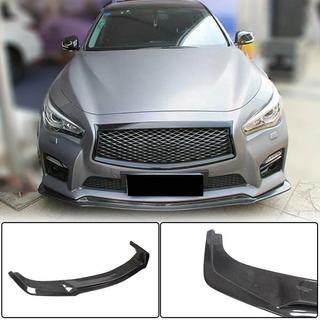 Nakładka Zderzaka Przedniego Lip V1 do Q50 Sport 2014-2017 Carbon Infiniti Q50/Q60 2013-2024 zdjęcia 1