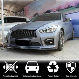 Nakładka Zderzaka Przedniego Lip V1 do Q50 Sport 2014-2017 Carbon Infiniti Q50/Q60 2013-2024 zdjęcia 2