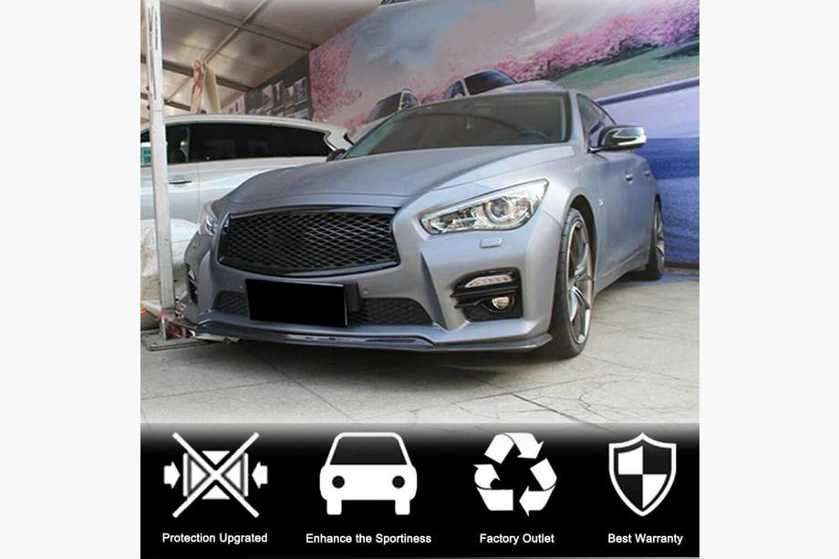 Infiniti Q50/Q60 2013-2024 Nakładka Zderzaka Przedniego Lip V1 do Q50 Sport 2014-2017 Carbon Zdjęcia 2