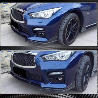 Nakładka na przedni zderzak Lip V2 do Q50 Sport 2014-2017 Carbon Infiniti Q50/Q60 2013-2024 zdjęcia 3