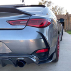 Infiniti Q50/Q60 2013-2024 Nakładki na tylny zderzak (do Q60 2016-2022, Carbon) zdjęcia 3