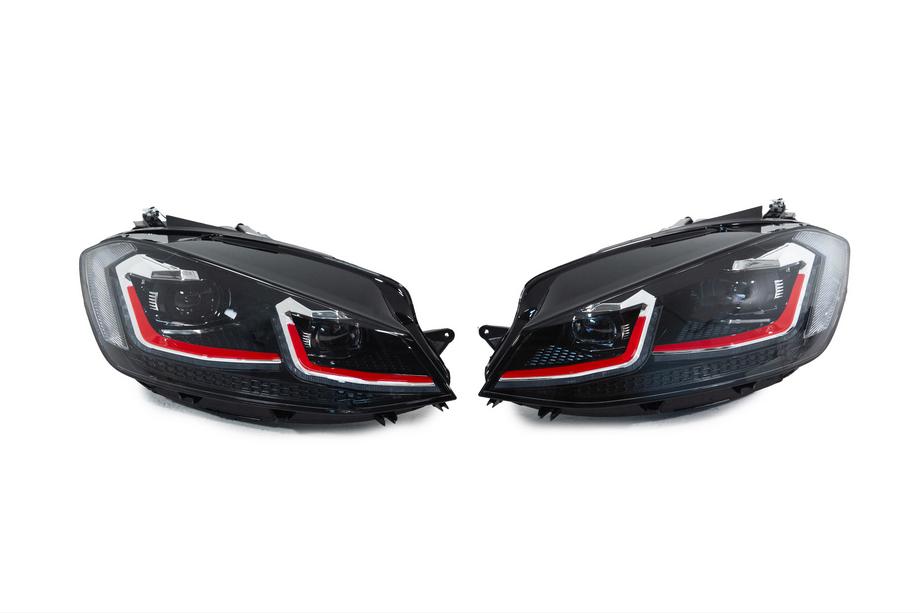 Volkswagen Golf 7/E-Golf 2012-2020 Reflektory Przednie Red (2017-2020, 2 szt) Zdjęcia 1