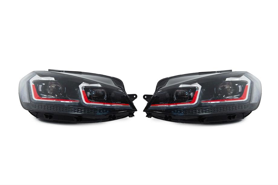 Volkswagen Golf 7/E-Golf 2012-2020 Reflektory Przednie Red (2017-2020, 2 szt) Zdjęcia 2
