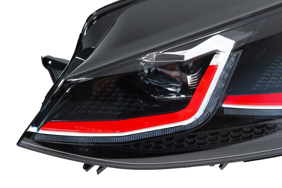 Volkswagen Golf 7/E-Golf 2012-2020 Reflektory Przednie Red (2017-2020, 2 szt) Zdjęcia 7