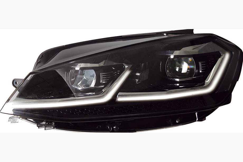 Volkswagen Golf 7/E-Golf 2012-2020 Reflektory przednie Silver FullLed (2017-2020, 2 szt) Image