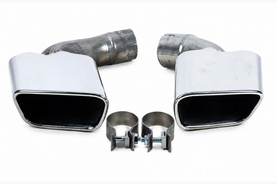 BMW X5 F15 2013-2018 Końcówki wydechu M-Performance Silver Image