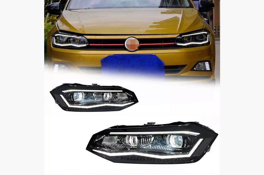 Volkswagen Polo 2017- Reflektory Przednie Silver (2 szt) Image