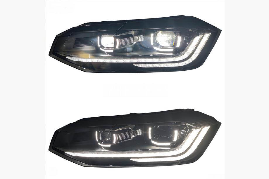 Volkswagen Polo 2017- Reflektory przednie Red FullLed (2 szt) Image
