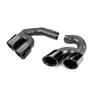 Końcówki wydechu V3 Black w stylu X5M F95 zdjęcia 3
