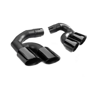 Końcówki wydechu V3 Black w stylu X5M F95 zdjęcia 1