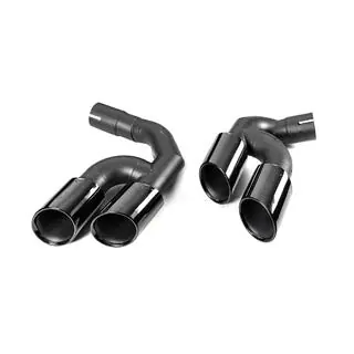 Końcówki wydechu V3 Black w stylu X5M F95 zdjęcia 2