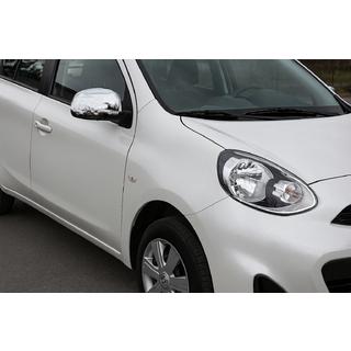 Nakładki na Lusterka (2 szt, ABS) Nissan Micra K13 2011-2016 zdjęcia 1