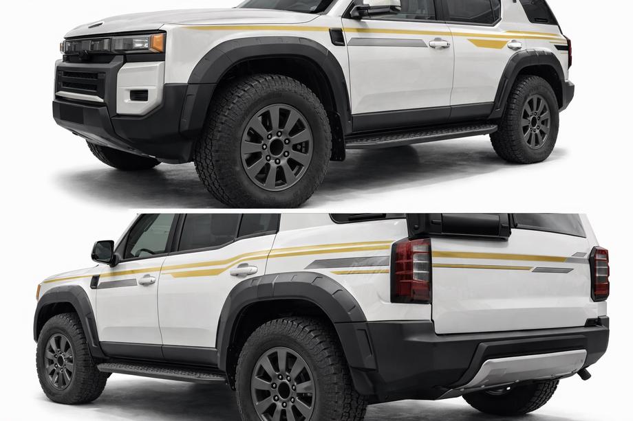 Toyota Land Cruiser Prado 250 2023- Zestaw poszerzeń nadkoli (12 szt.) Zdjęcia 1
