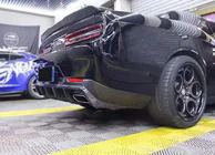 Dodge Challenger 2008-2023 Dyfuzor Zderzaka Tylnego (Carbon) zdjęcia 2