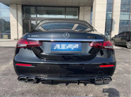 Mercedes E-class W213 2016-2023 Tylny Dyfuzor z Końcówkami Srebrny (do Base, Design E63 2020-2024) zdjęcia 1
