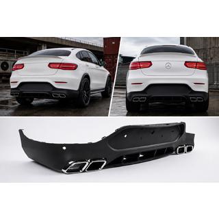 Tylny Dyfuzor z Koncowkami Srebrny (Design AMG63) zdjęcia 1
