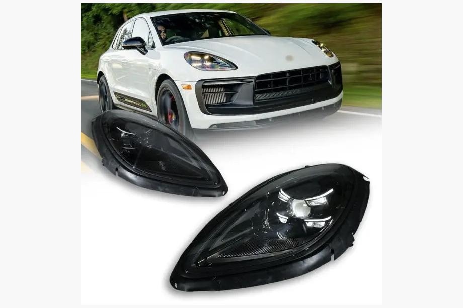 Porsche Macan 2014-2024 Przednie reflektory czarne (do 2018-2021, 2 szt.) Image