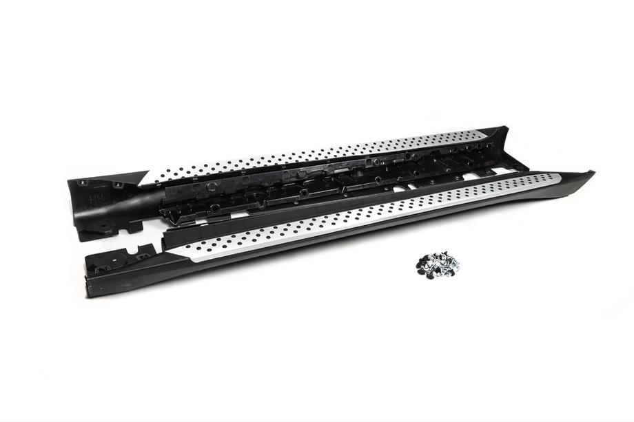 BMW X6 E71 2008–2014 Oryginalne progi boczne (2 szt., aluminium) Image