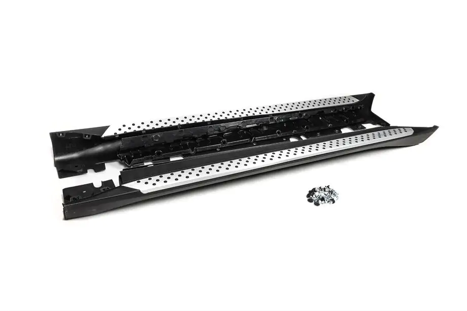 BMW X6 E71 2008–2014 Oryginalne progi boczne (2 szt., aluminium) Image