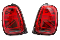 Mini Cooper F55/56/57 2014-2023 Tylne lampy LED w stylu Union Jack Red (2 szt) zdjęcia 2