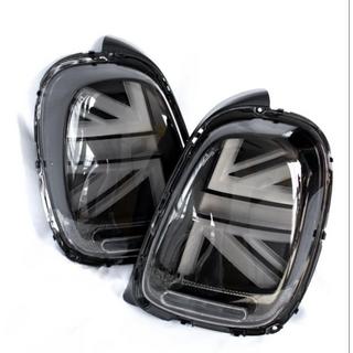 Tylne lampy LED w stylu Union Jack Black (2 szt.) Mini Cooper F55/56/57 2014-2023 zdjęcia 2
