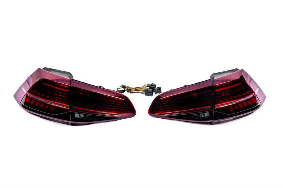 Volkswagen Golf 7/E-Golf 2012-2020 Tylne lampy LED (2017+, komplet 2 szt.) Zdjęcia 1