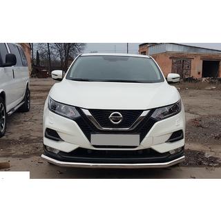 Osłona przednia ST008 (2017-2021, stal nierdzewna) Nissan Qashqai 2014-2021 zdjęcia 1