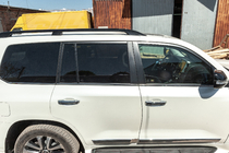 Toyota Land Cruiser 200 2007-2021 Listwy okienne (6 szt, stal nierdzewna) Carmos - Turecka Stal Nierdzewna zdjęcia 12