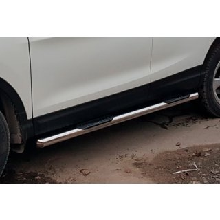 Rury Boczné (2017-2021, 2 szt., Stal Nierdzewna) Nissan Qashqai 2014-2021 zdjęcia 2