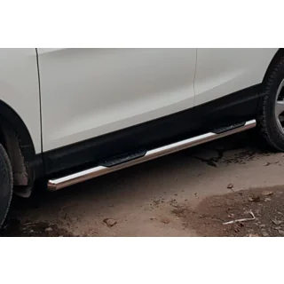 Rury Boczné (2017-2021, 2 szt., Stal Nierdzewna) Nissan Qashqai 2014-2021 zdjęcia 2