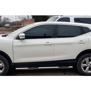 Rury Boczné (2017-2021, 2 szt., Stal Nierdzewna) Nissan Qashqai 2014-2021 zdjęcia 3