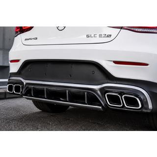 Tylny Dyfuzor z Końcówkami Srebrny (Design AMG63 2020-2022) zdjęcia 2