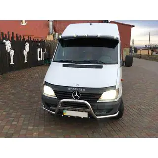 Orurowanie przednie Exclusive (stal nierdzewna) Mercedes Sprinter W901/902/903/904/905 1995–2006 zdjęcia 4