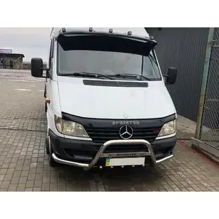 Orurowanie przednie Exclusive (stal nierdzewna) Mercedes Sprinter W901/902/903/904/905 1995–2006 zdjęcia 1
