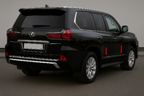 Lexus LX570/450d 2008-2022 Nakładki na listwy BlackEdition (do 2016+) zdjęcia 2
